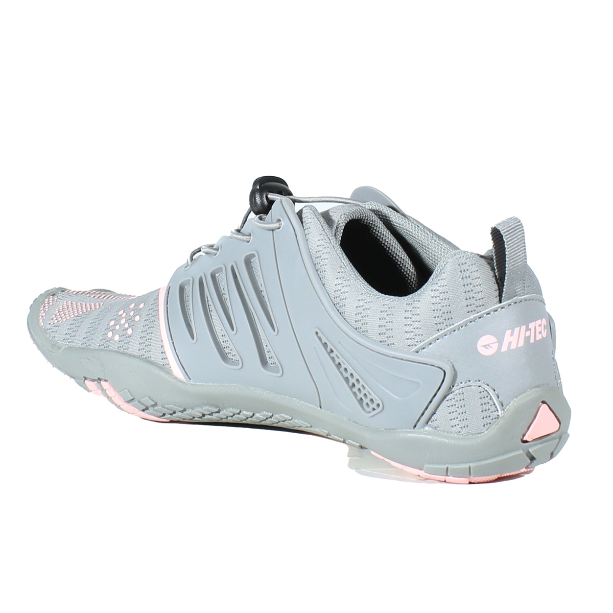 Zapatillas barefoot de montaña de hombre Samoa Hi-Tec - Gris / Rosa Gris / Rosa-4