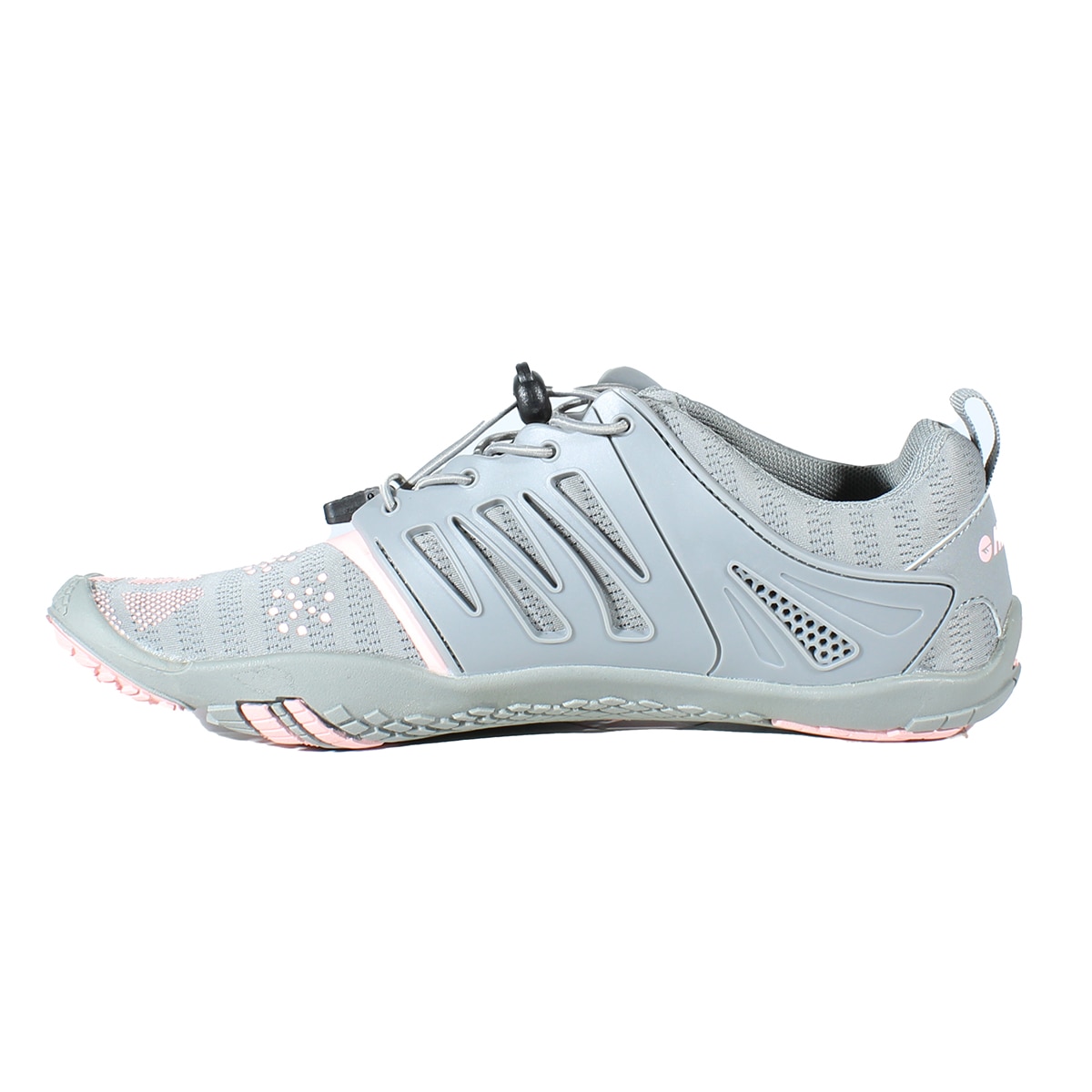Zapatillas barefoot de montaña de hombre Samoa Hi-Tec - Gris / Rosa Gris / Rosa-5