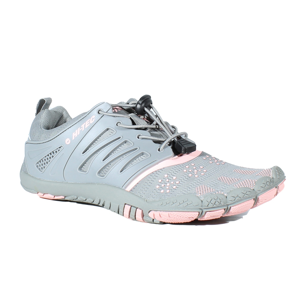 Zapatillas barefoot de montaña de hombre Samoa Hi-Tec - Gris / Rosa Gris / Rosa-8