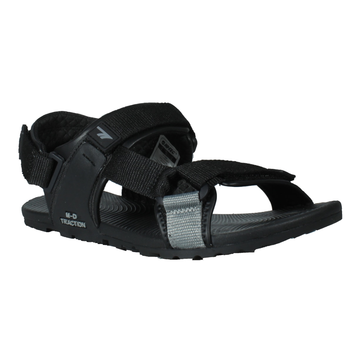 Sandalias barefoot de montaña de hombre Ula Barefoot Hi-Tec - Negro / Gris Negro / Gris-8