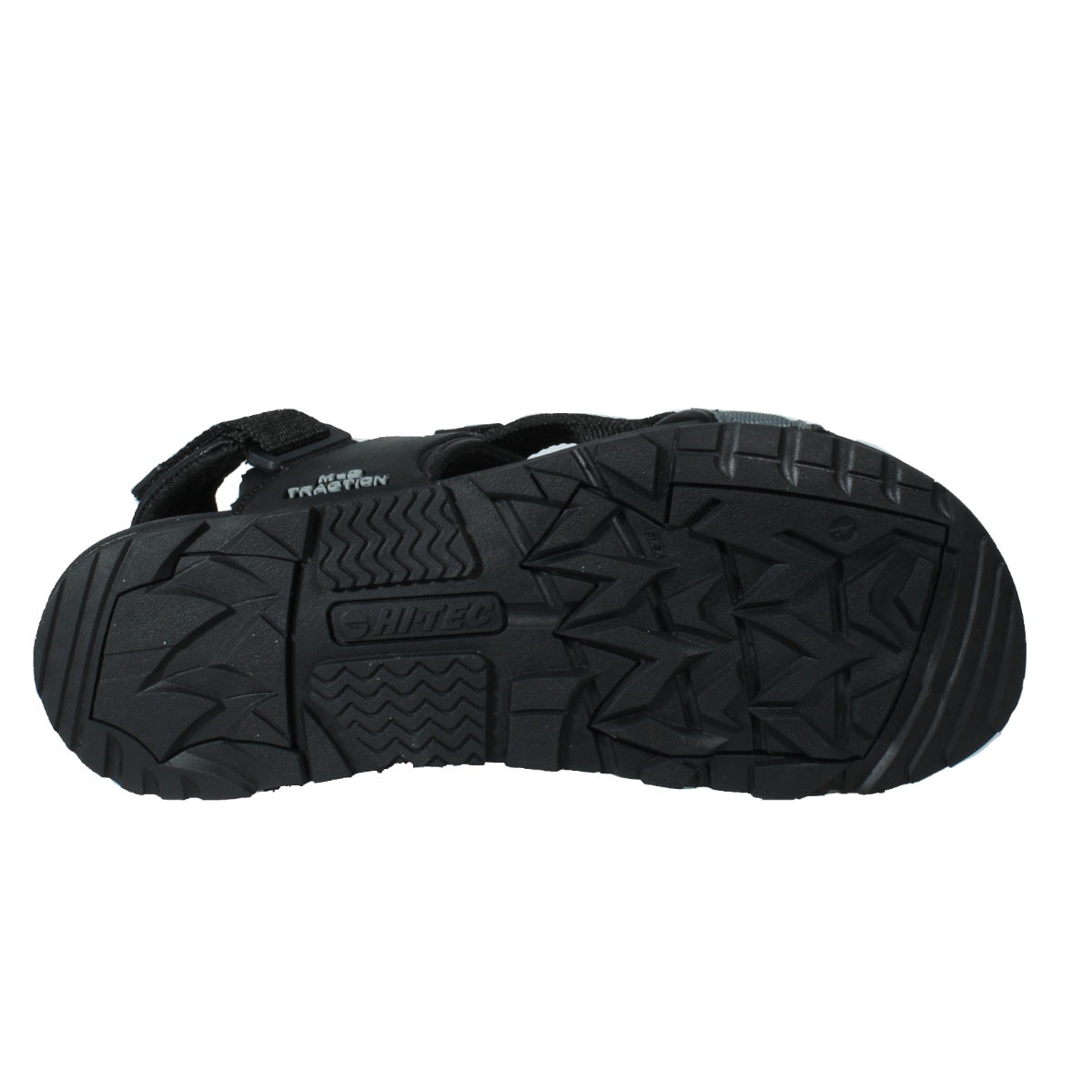 Sandalias barefoot de montaña de hombre Ula Barefoot Hi-Tec - Negro / Gris Negro / Gris-9
