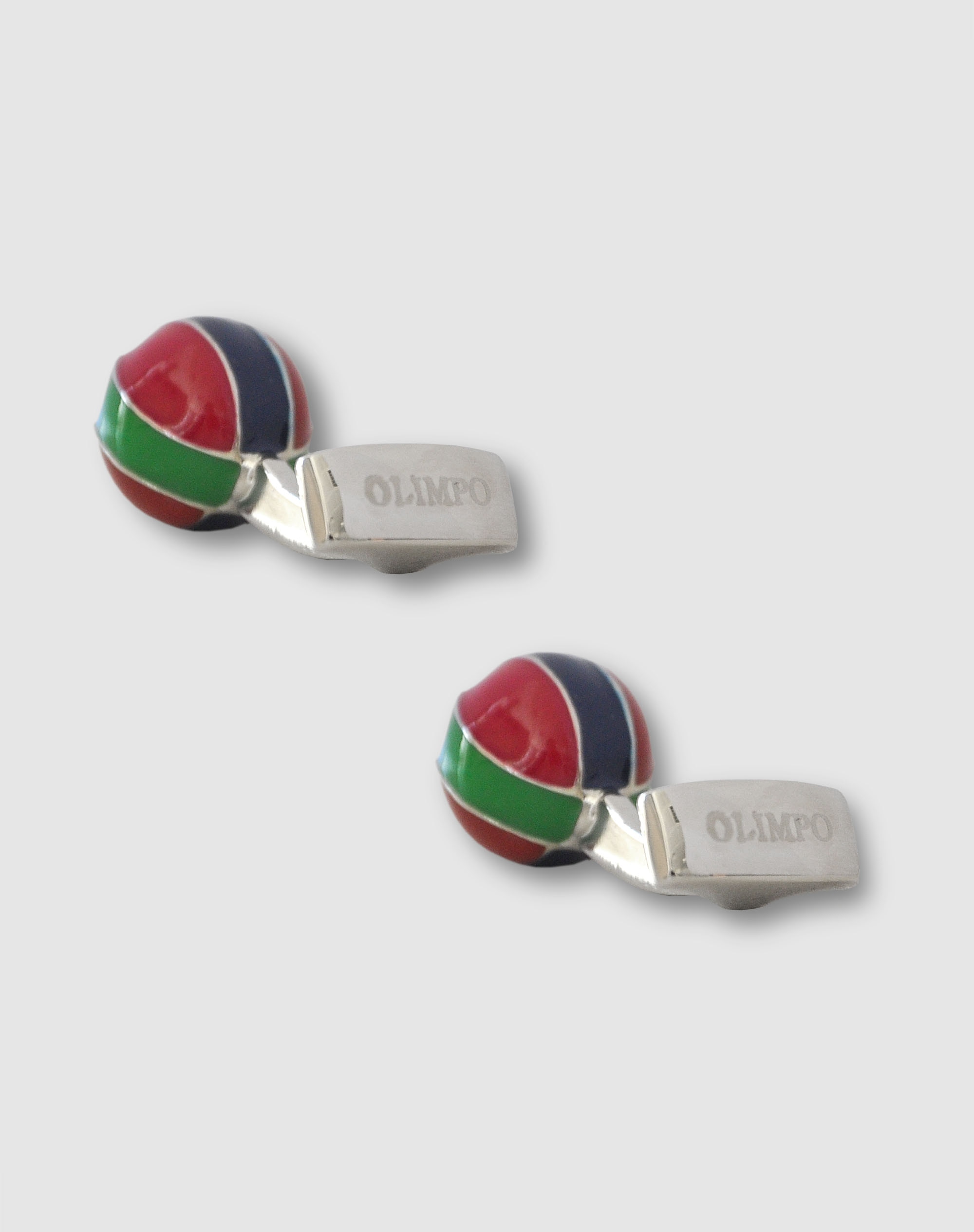 Gemelos metálicos con bola - Olimpo - Multicolor Multicolor-2