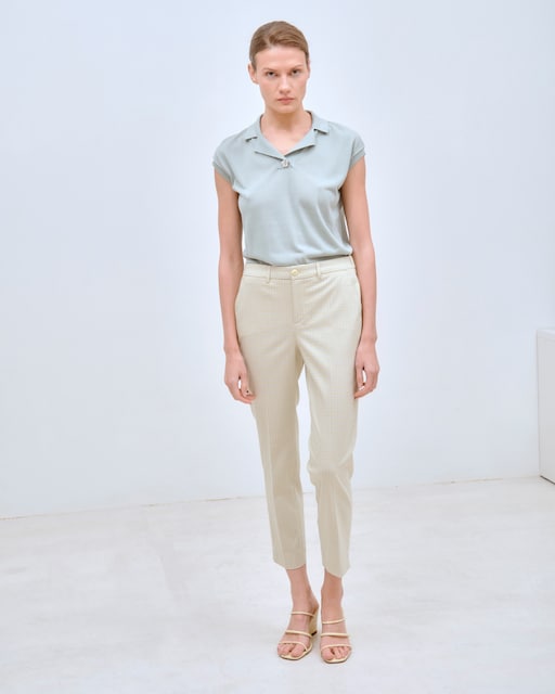 Imagen 0 de Pantalón recto de mujer con tejido Harry's