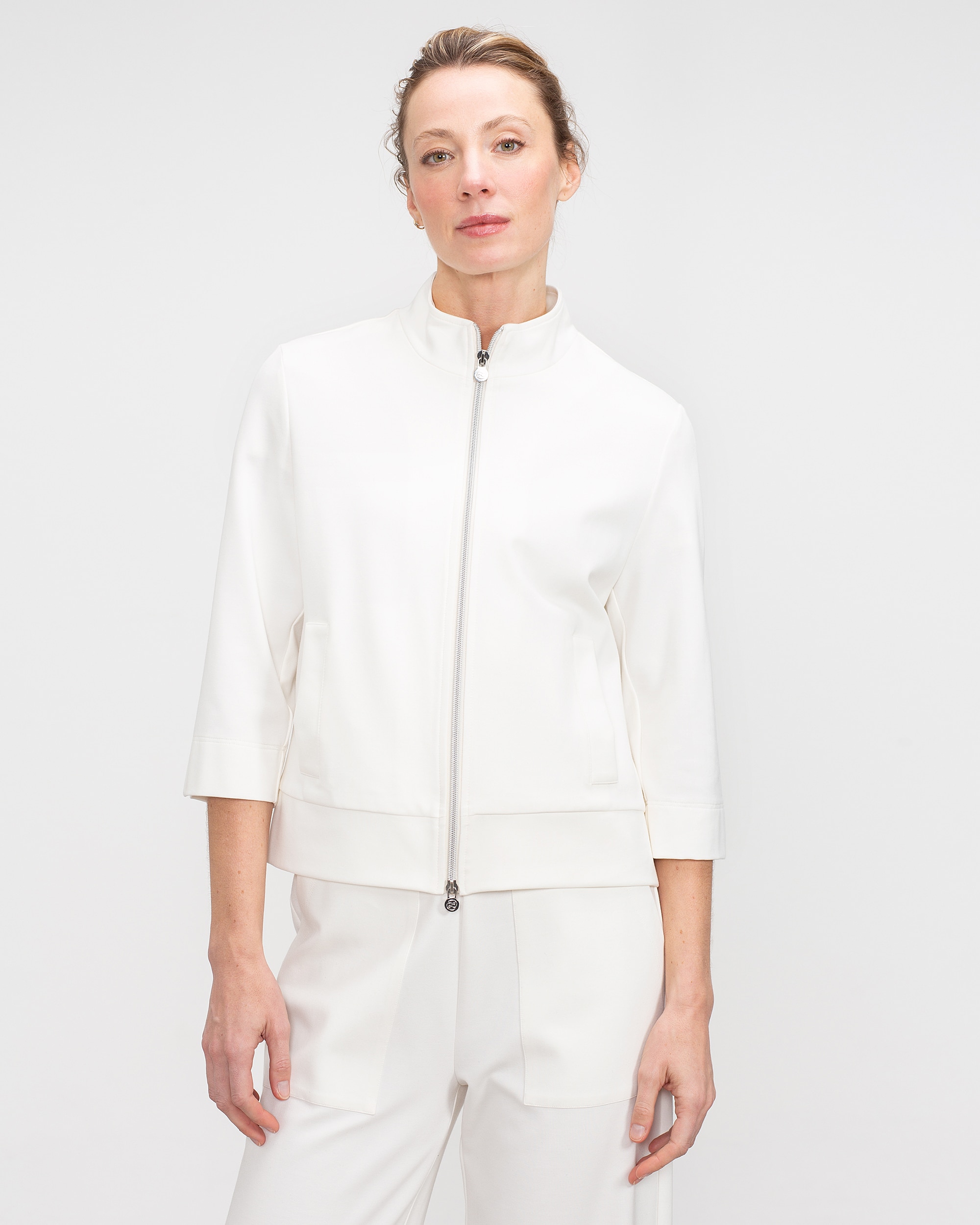 Lasserre - Camisa de mujer sport con cremallera.