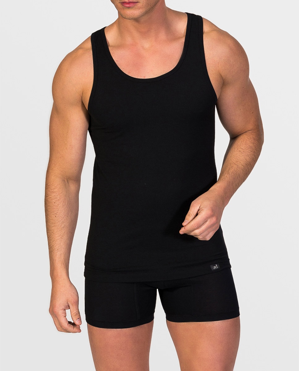 Camiseta de hombre ZD - Negro Negro-1