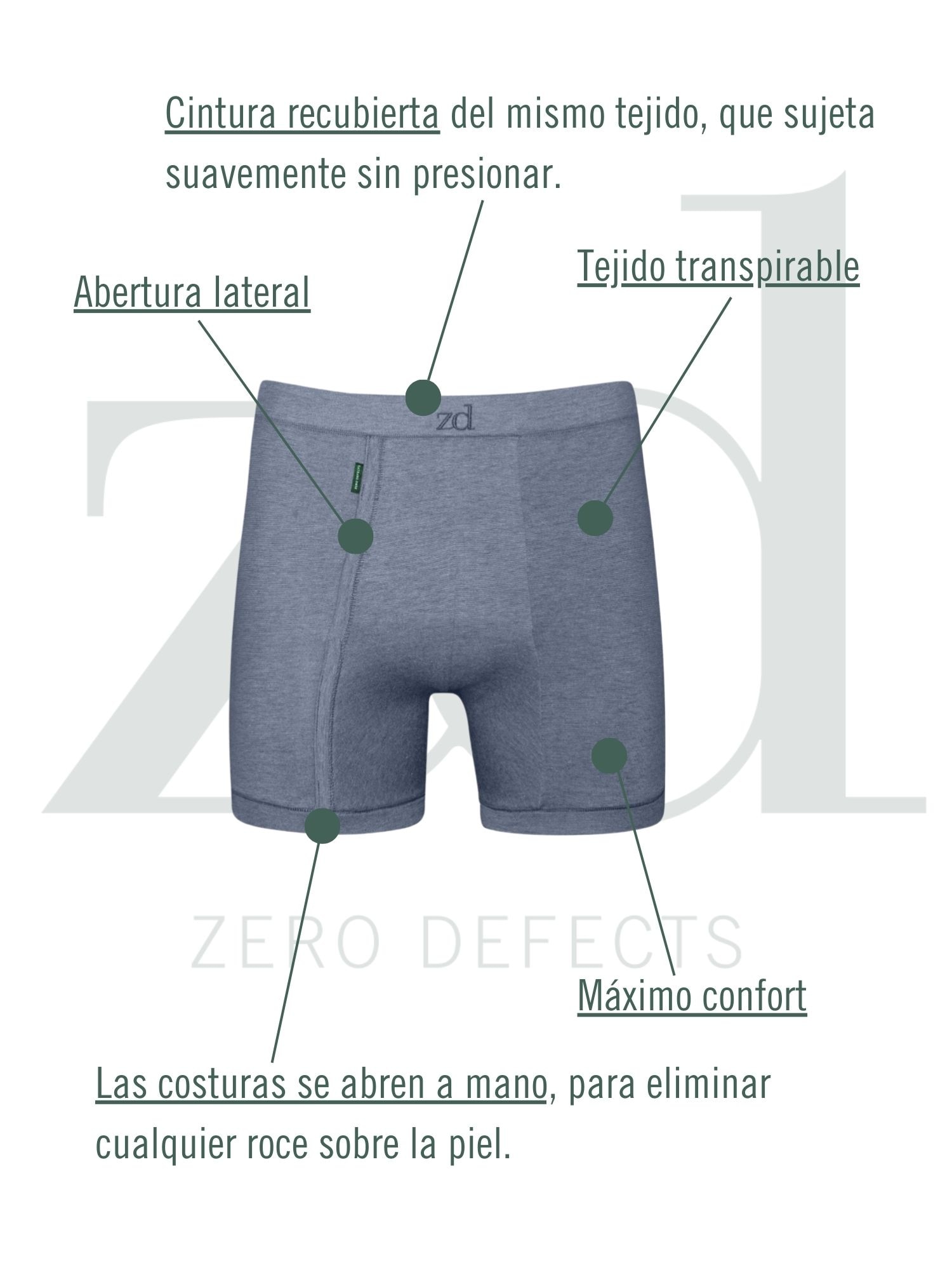 Imagen 5 de Boxer de hombre ZD - Azul claro Azul claro