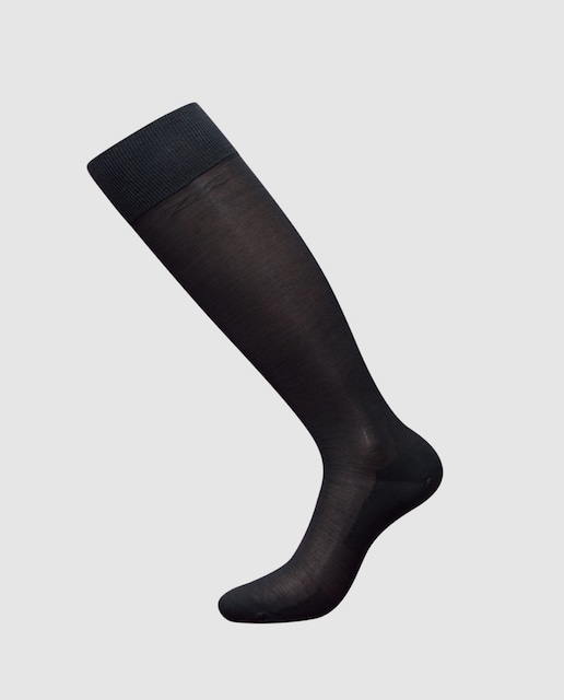 Imagen 0 de Calcetines altos de hombre ZD granates de hilo de Escocia