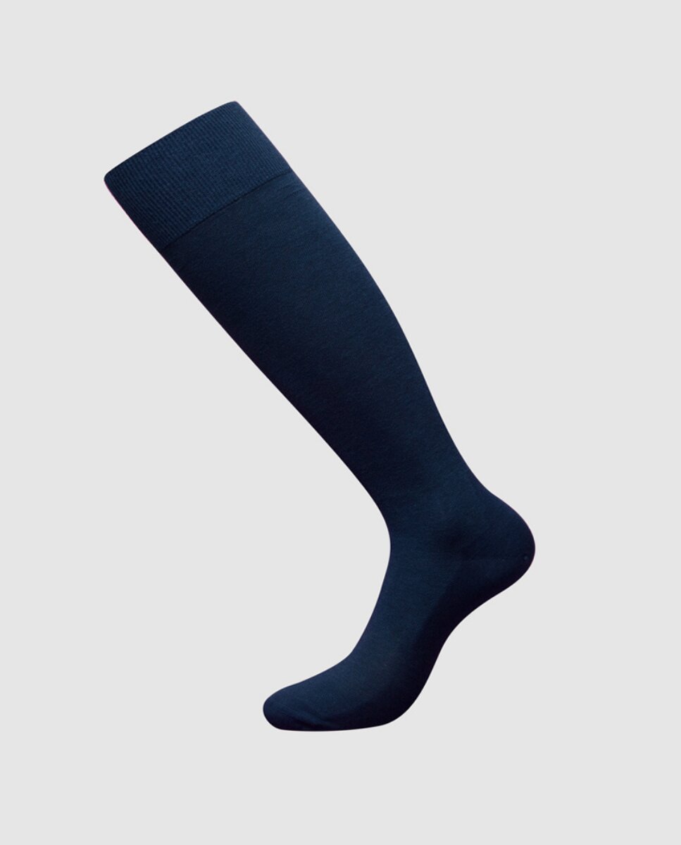 Imagen 1 de Calcetines ejecutivos altos de hombre de soja - Azul marino Azul marino