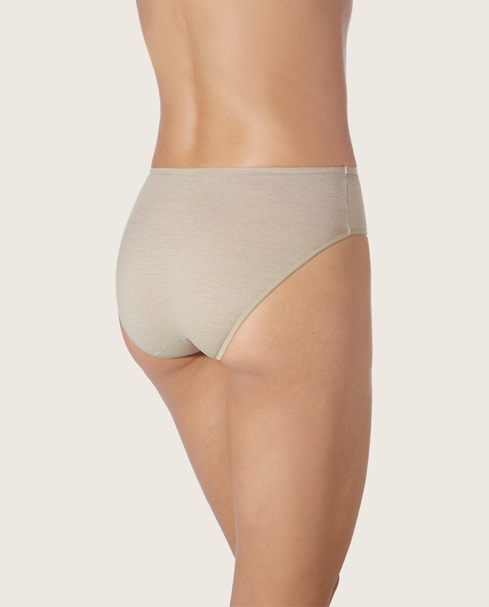 Braga clásica media de tejido ecofriendly - ZD - Beige Beige-3