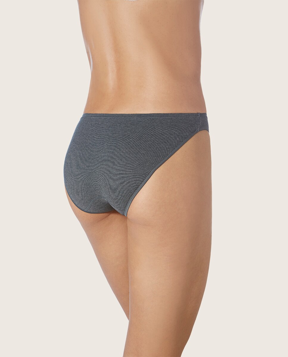 Imagen 3 de Braga bikini mini de tejido ecofriendly - ZD - Gris oscuro Gris oscuro