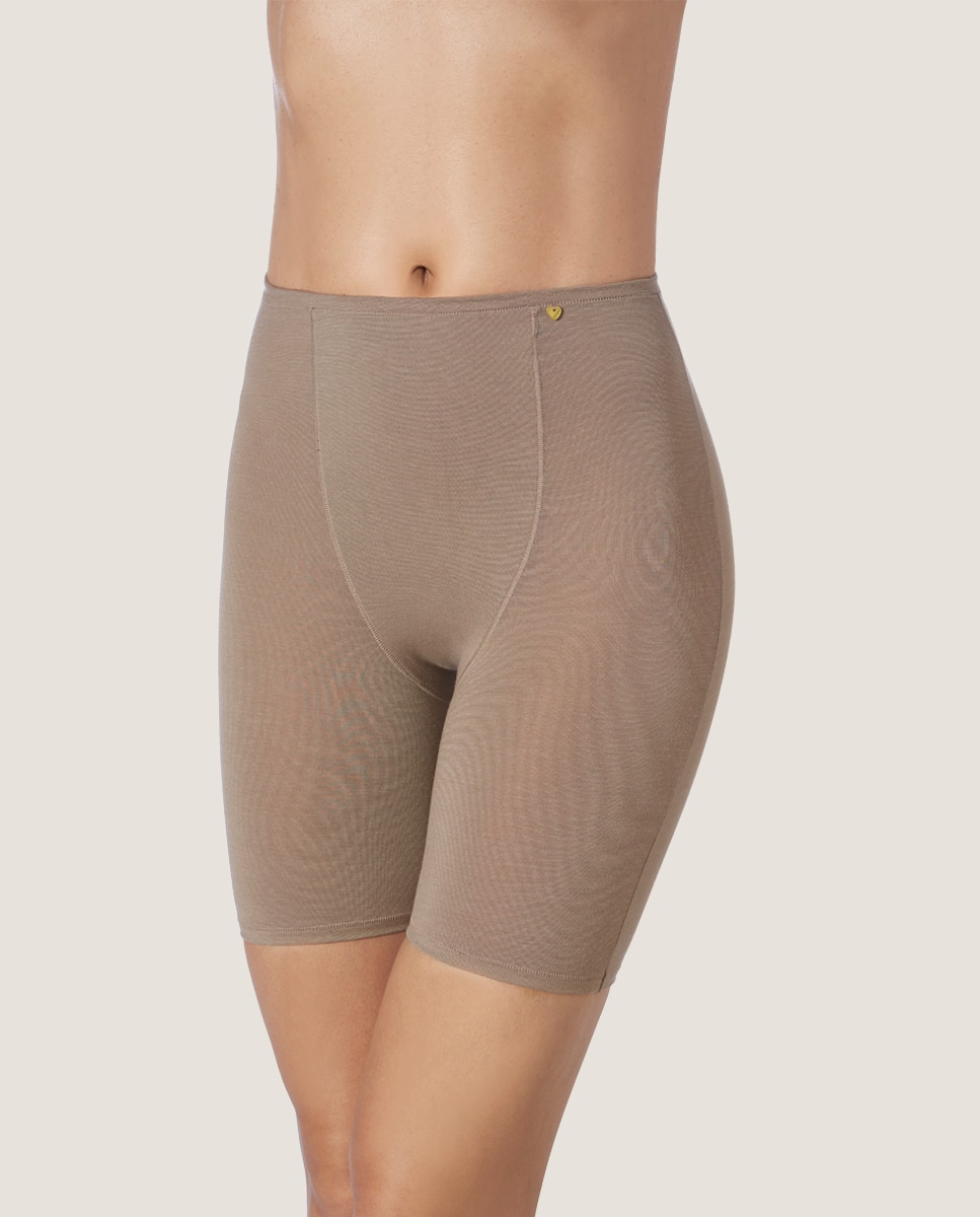 Imagen 1 de Pantalón faja de tejido de hilo de soja ecofriendly - Topo Topo