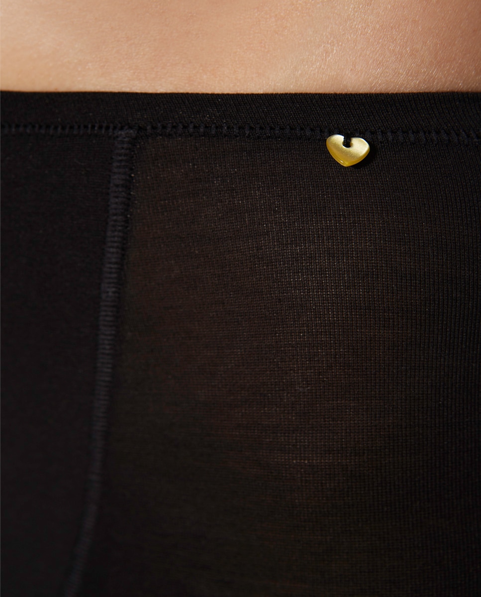 Imagen 3 de Pantalón faja de tejido de hilo de soja ecofriendly - Negro Negro
