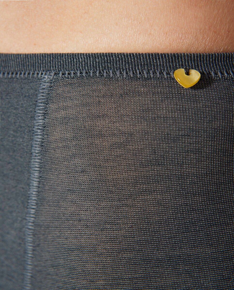 Imagen 3 de Pantalón faja de tejido de hilo de soja ecofriendly - Gris oscuro Gris oscuro
