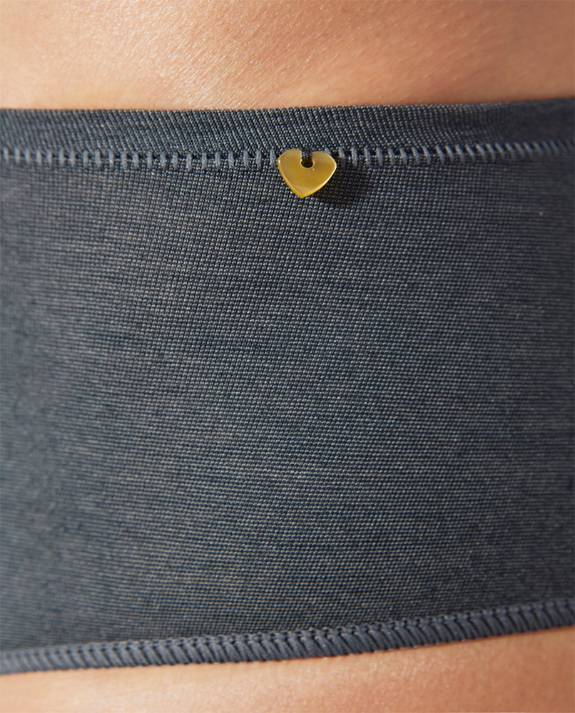 Culotte de tejido de hilo de soja ecofriendly - ZD - Gris oscuro Gris oscuro-3