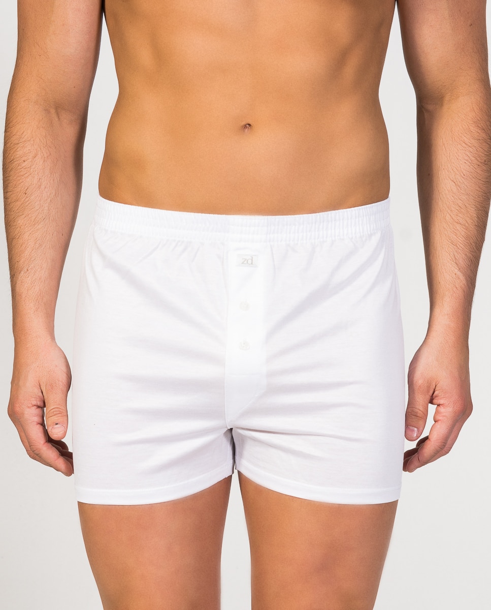 Imagem 0 de Boxers de malha de Fio da Escócia de homem ZD brancos