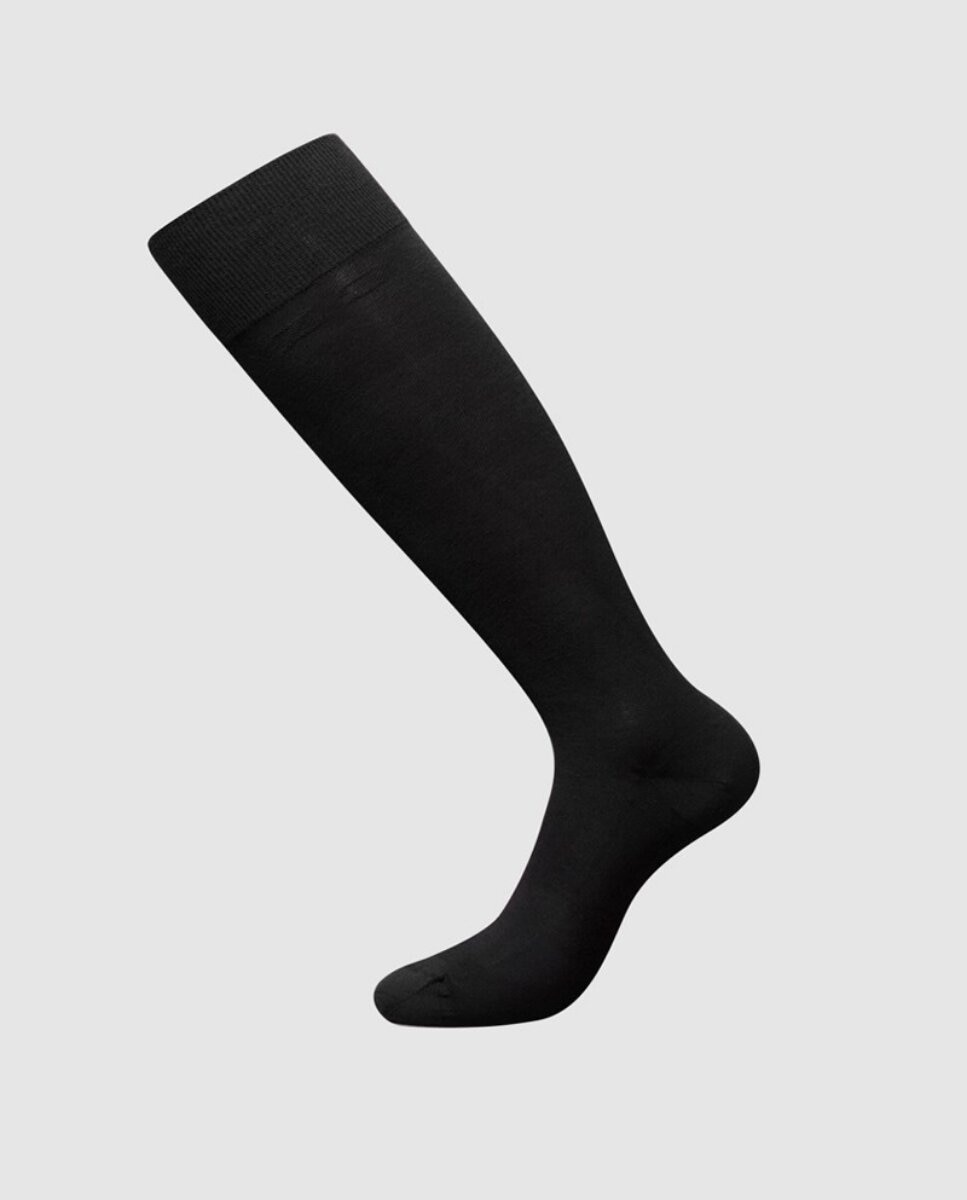 Imagen 1 de Calcetines ejecutivos altos extra de hombre de soja Negro