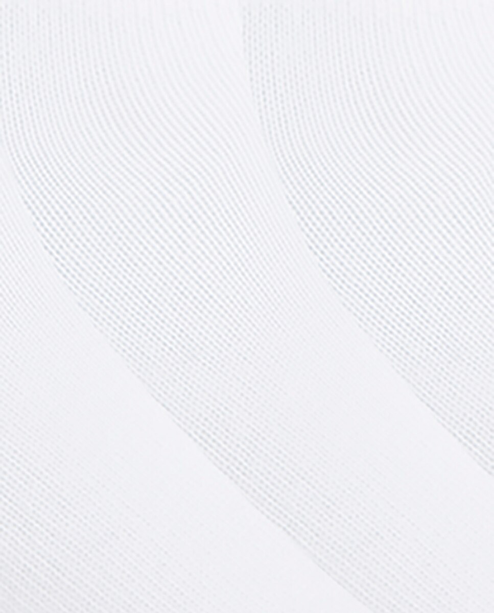 Pack de 6 pares de calcetines de mujer de algodón Basix liso - Punto Blanco - Blanco Blanco-2