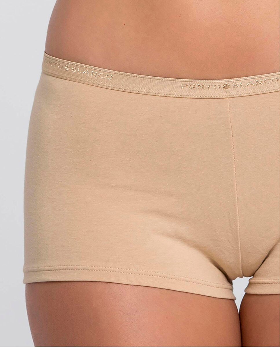 Culotte de algodón con logotipo - Punto Blanco - Beige Beige-3