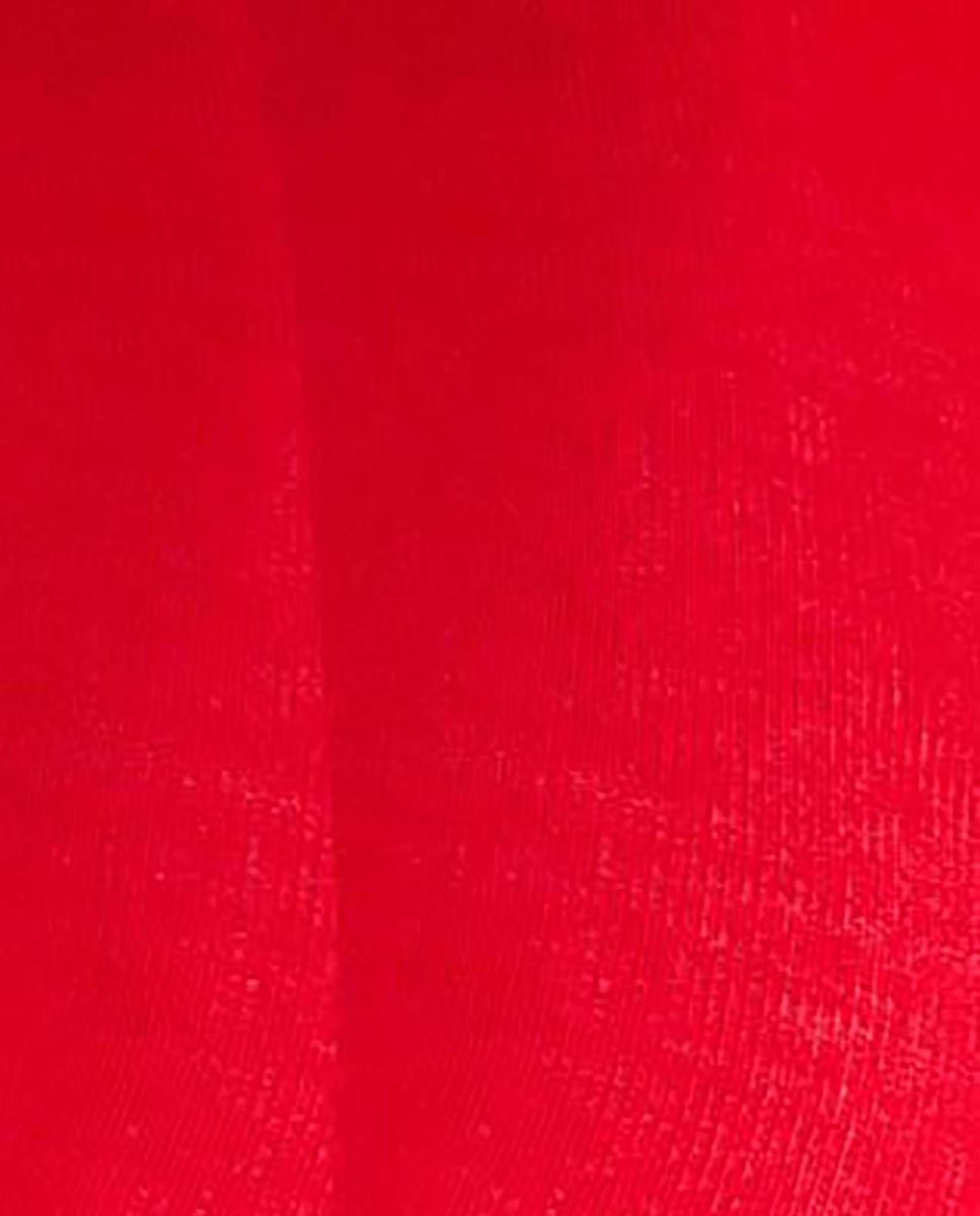 Pack de 2 leotardos de niña lisos Basix - Punto Blanco - Rojo Rojo-2