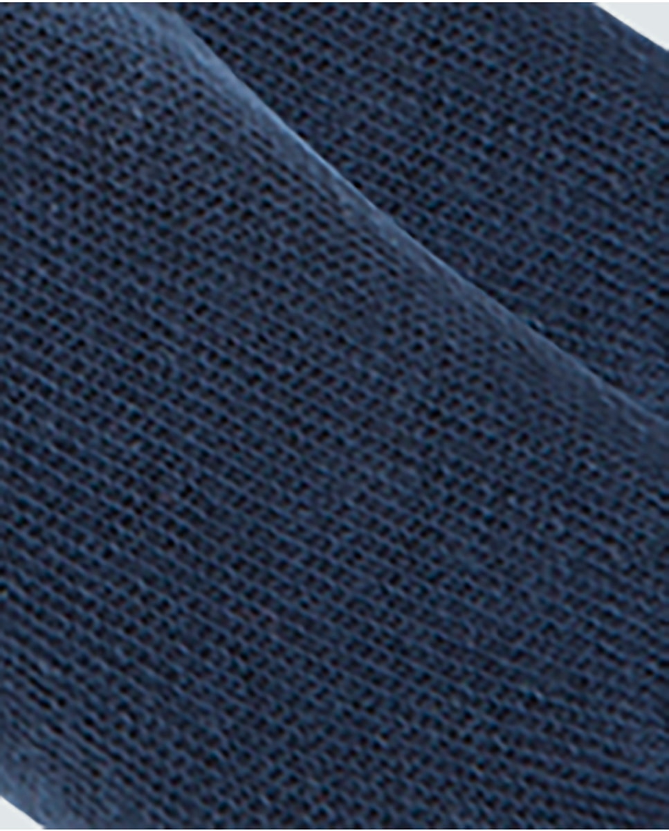 Pack de 2 pares pinkies de mujer de algodón invisibles - Punto Blanco - Azul marino Azul marino-2