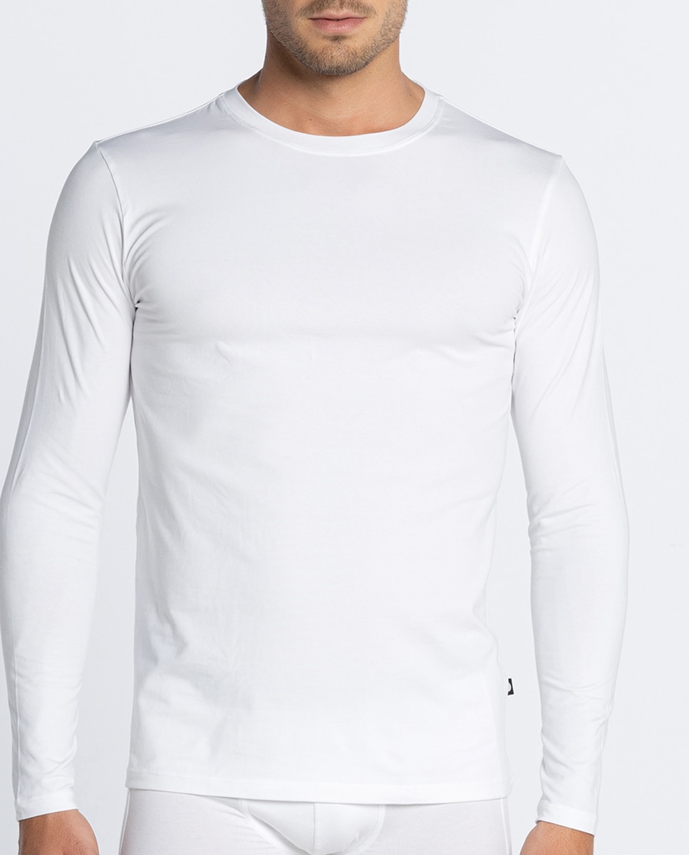 Camiseta de hombre de manga larga - Punto Blanco - Blanco Blanco-1