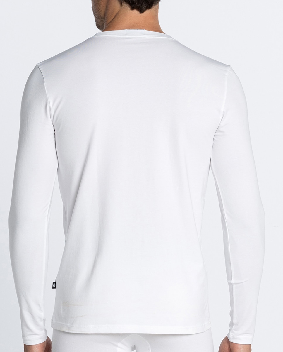 Camiseta de hombre de manga larga - Punto Blanco - Blanco Blanco-2
