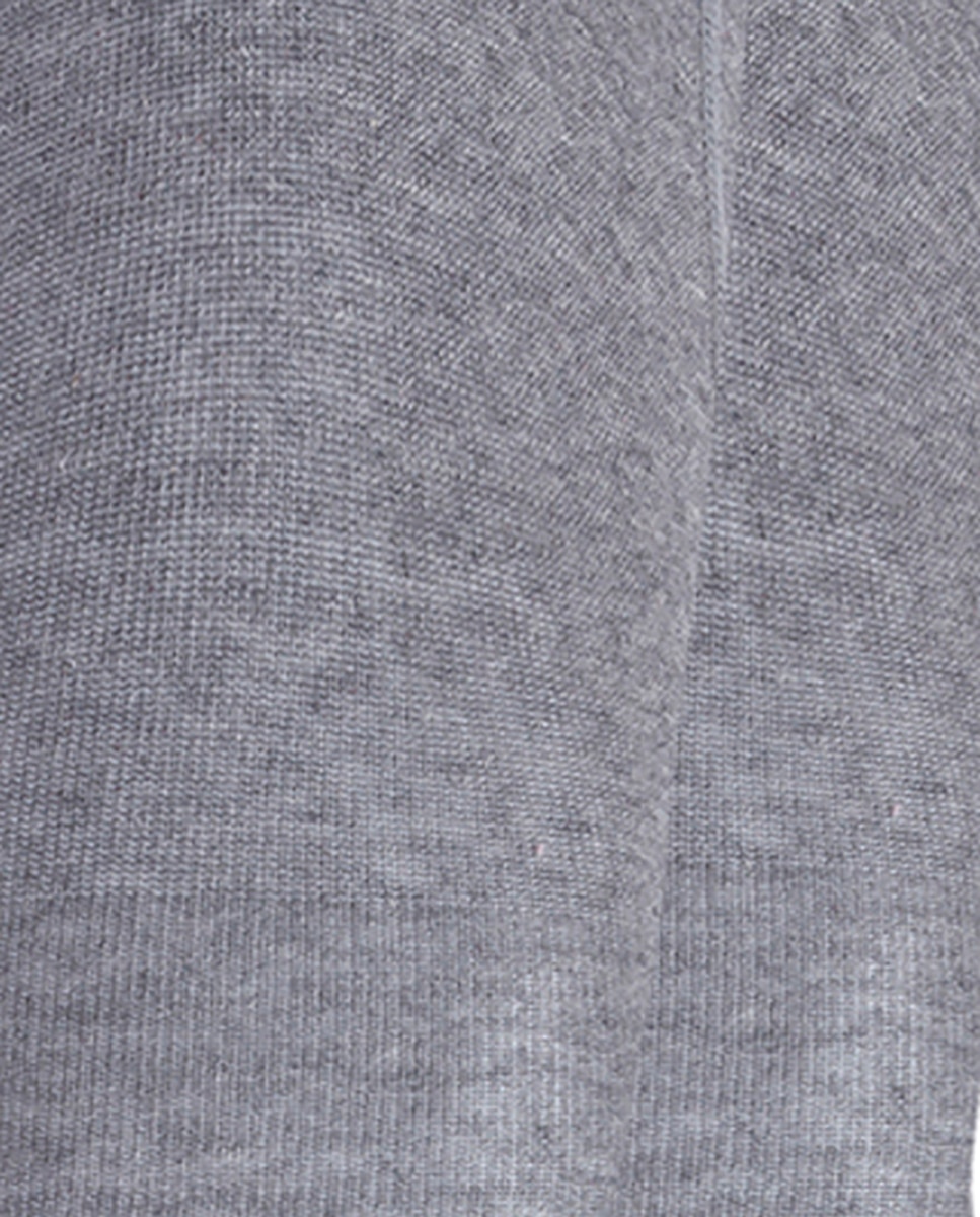 Pack de 2 leotardos de niña lisos Basix - Punto Blanco - Gris Gris-2