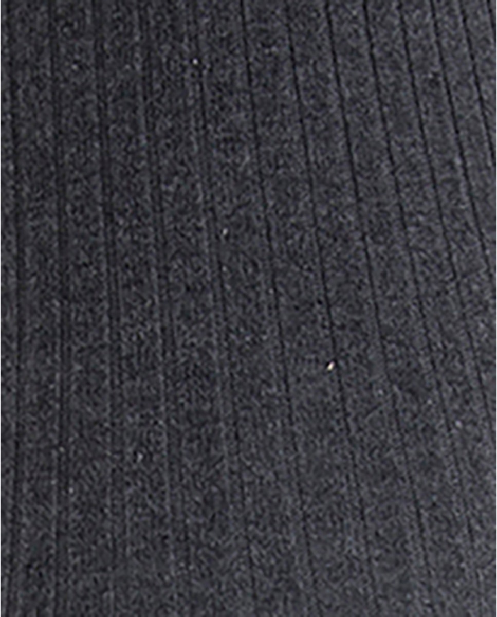 Pack de 2 leotardos de bebé de algodón de canalé - Punto Blanco - Gris oscuro Gris oscuro-2