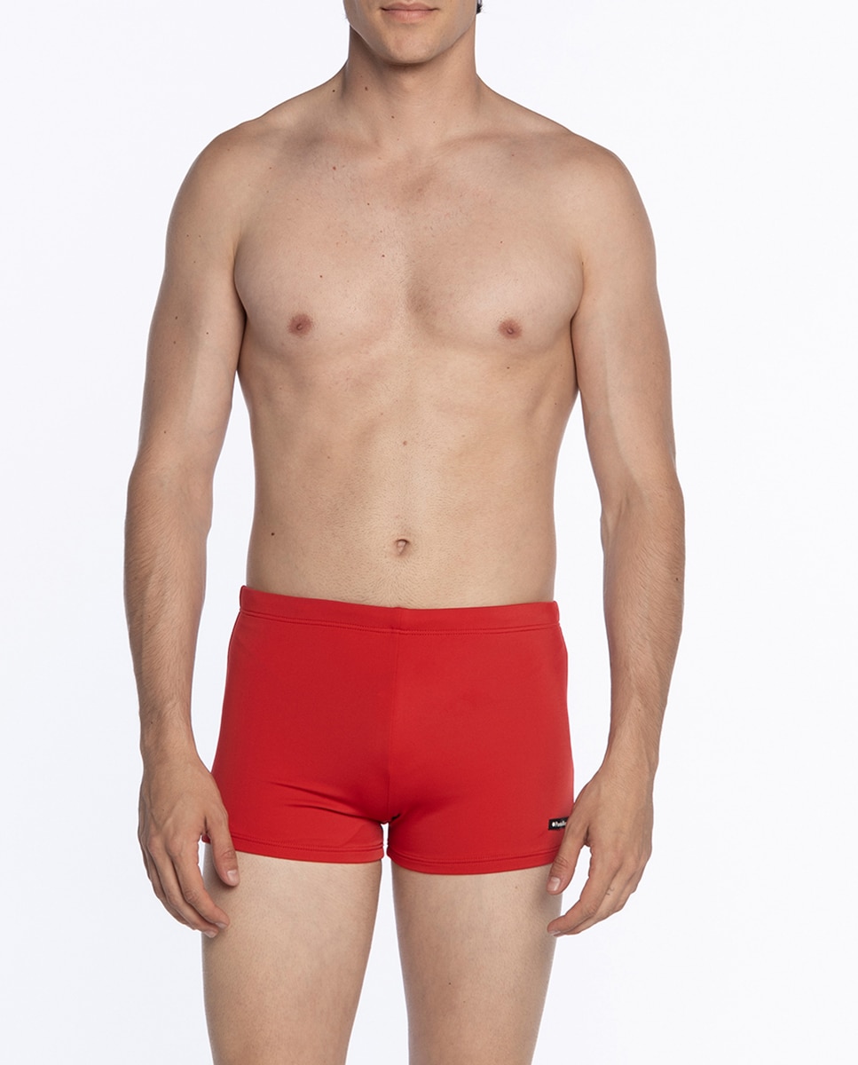 Imagen 0 de Bañador bóxer de hombre Rojo