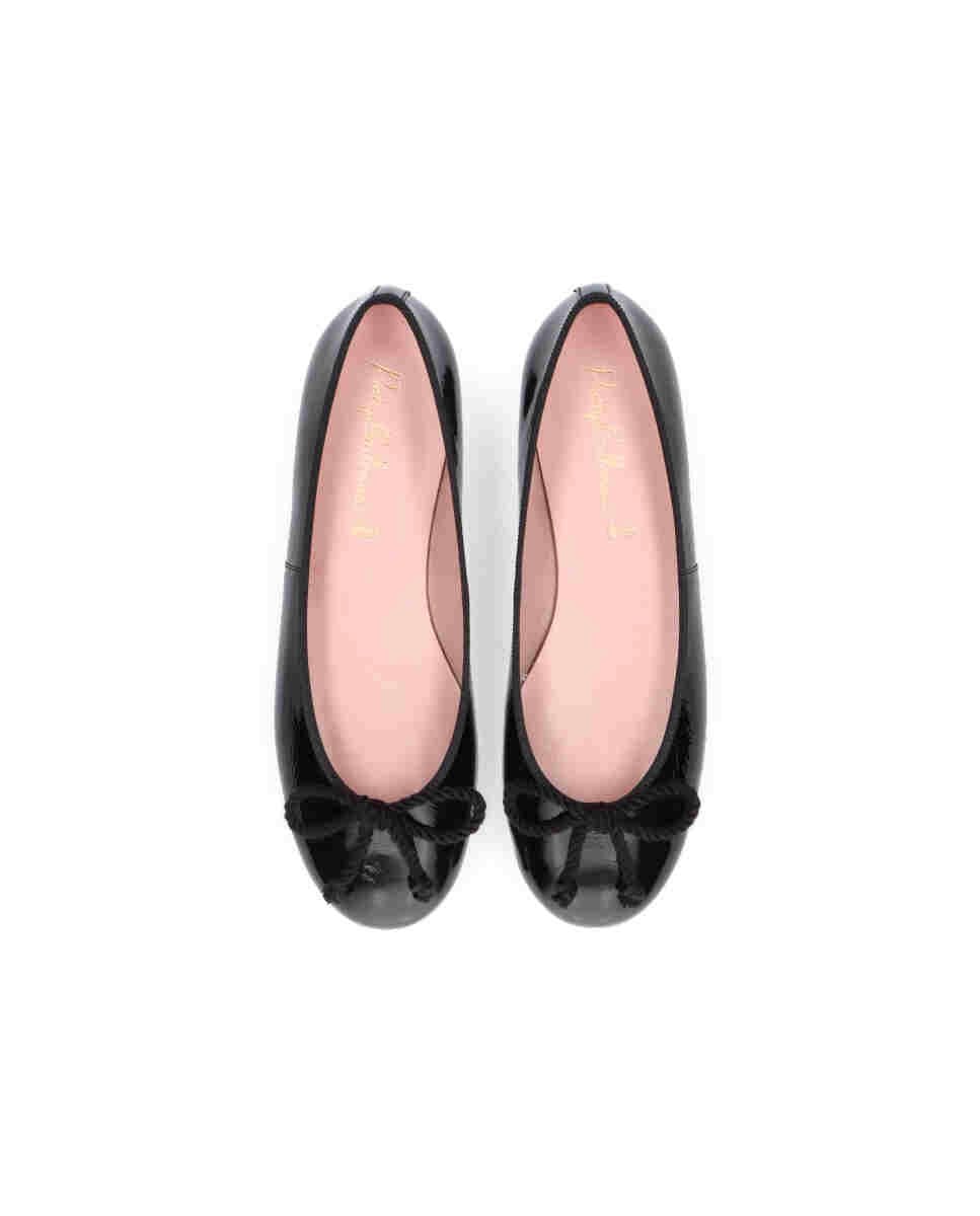 Bailarinas planas rosario de mujer en charol - Pretty Ballerinas - Negro Negro-2