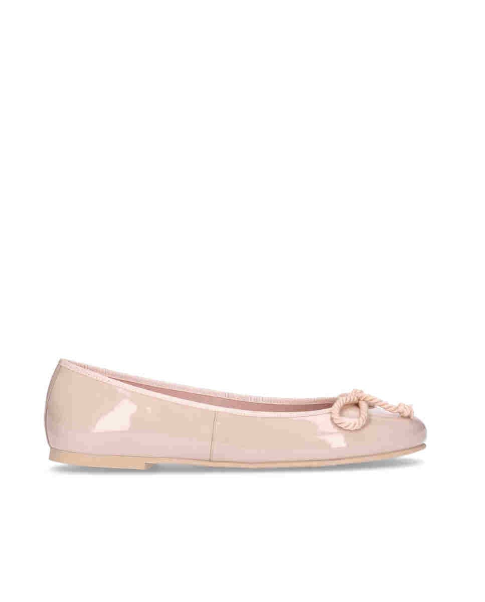 Bailarinas planas rosario de mujer en charol liso - Pretty Ballerinas - Rosa Rosa-1