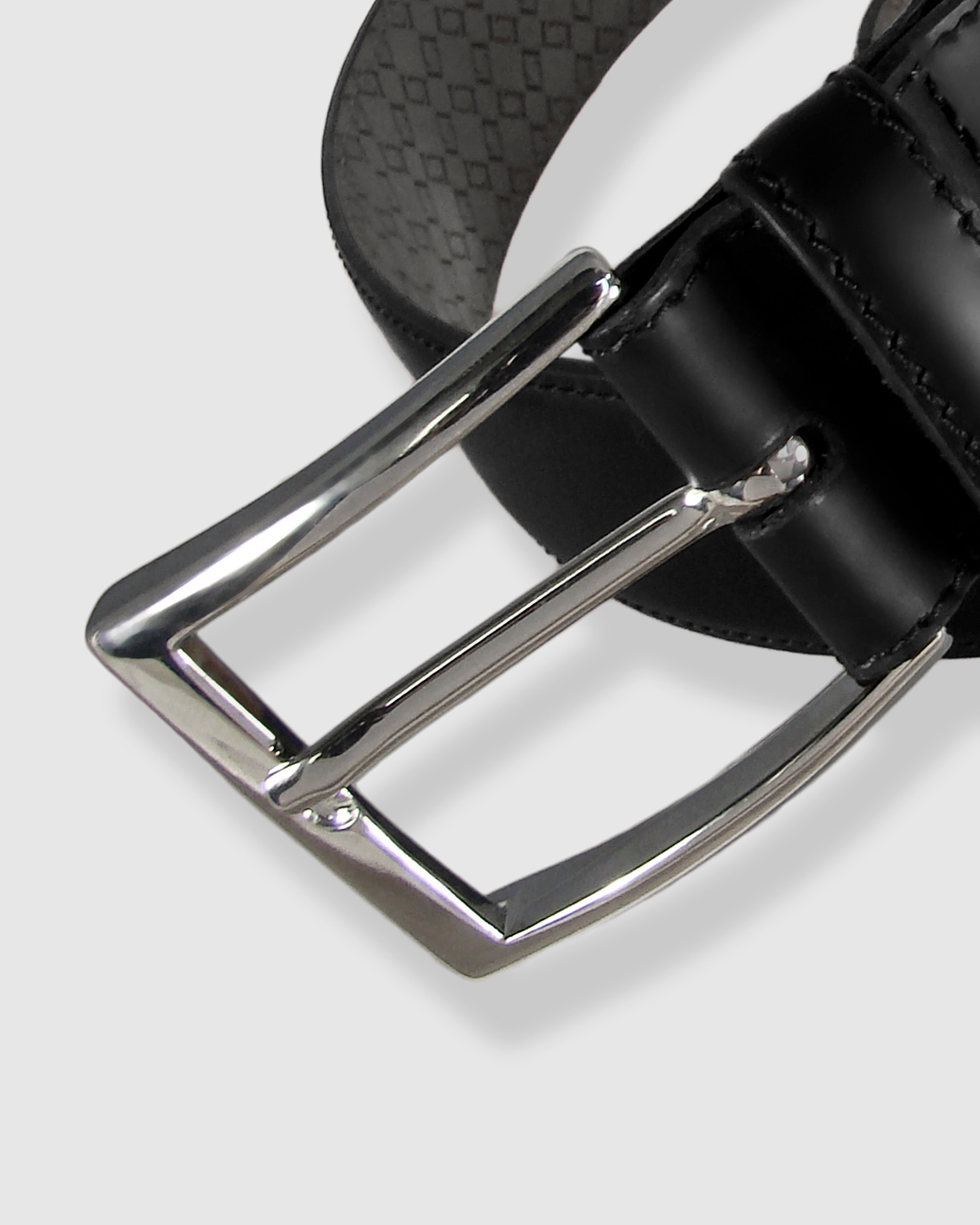 Cinturón hombre leyva piel florantic 32 mm con hebilla clásica - Negro Negro-2