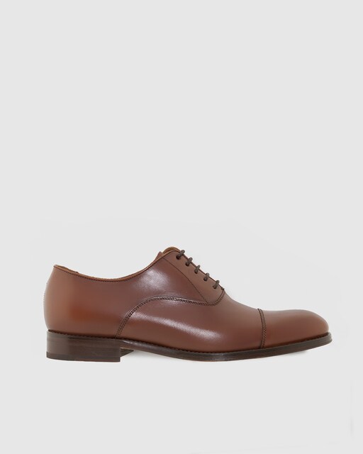 Imagen 0 de Zapatos de cordones de hombre de piel de estilo clásico