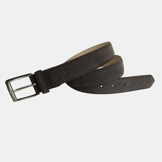 Imagen 0 de Cinturón de hombre en piel de nobuck