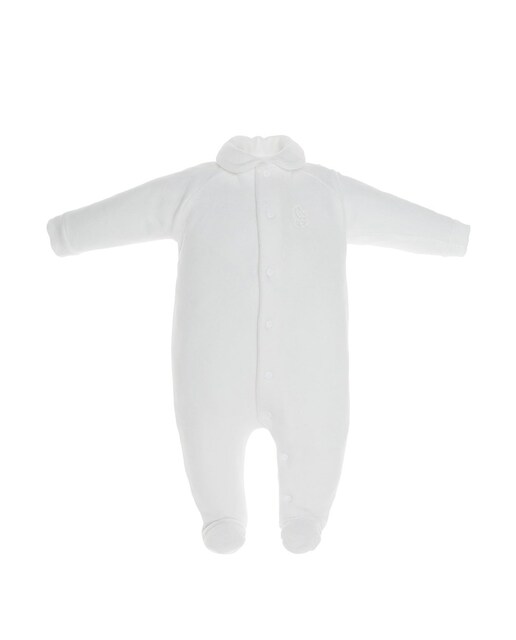 Imagen 0 de Pijama de bebé liso con abertura frontal