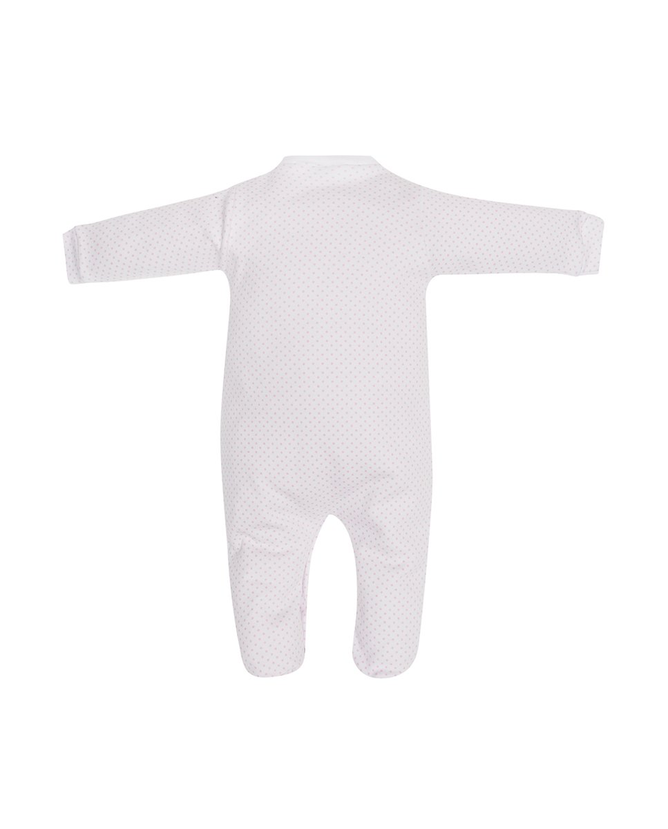 Imagen 2 de Pijama de bebé 100% algodón con estampado de topitos - Rosa claro Rosa claro
