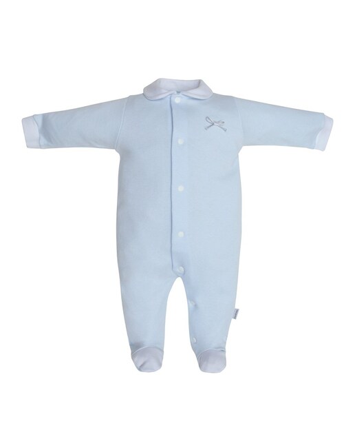 Imagen 0 de Pijama de bebé 100% algodón con lazo decorativo