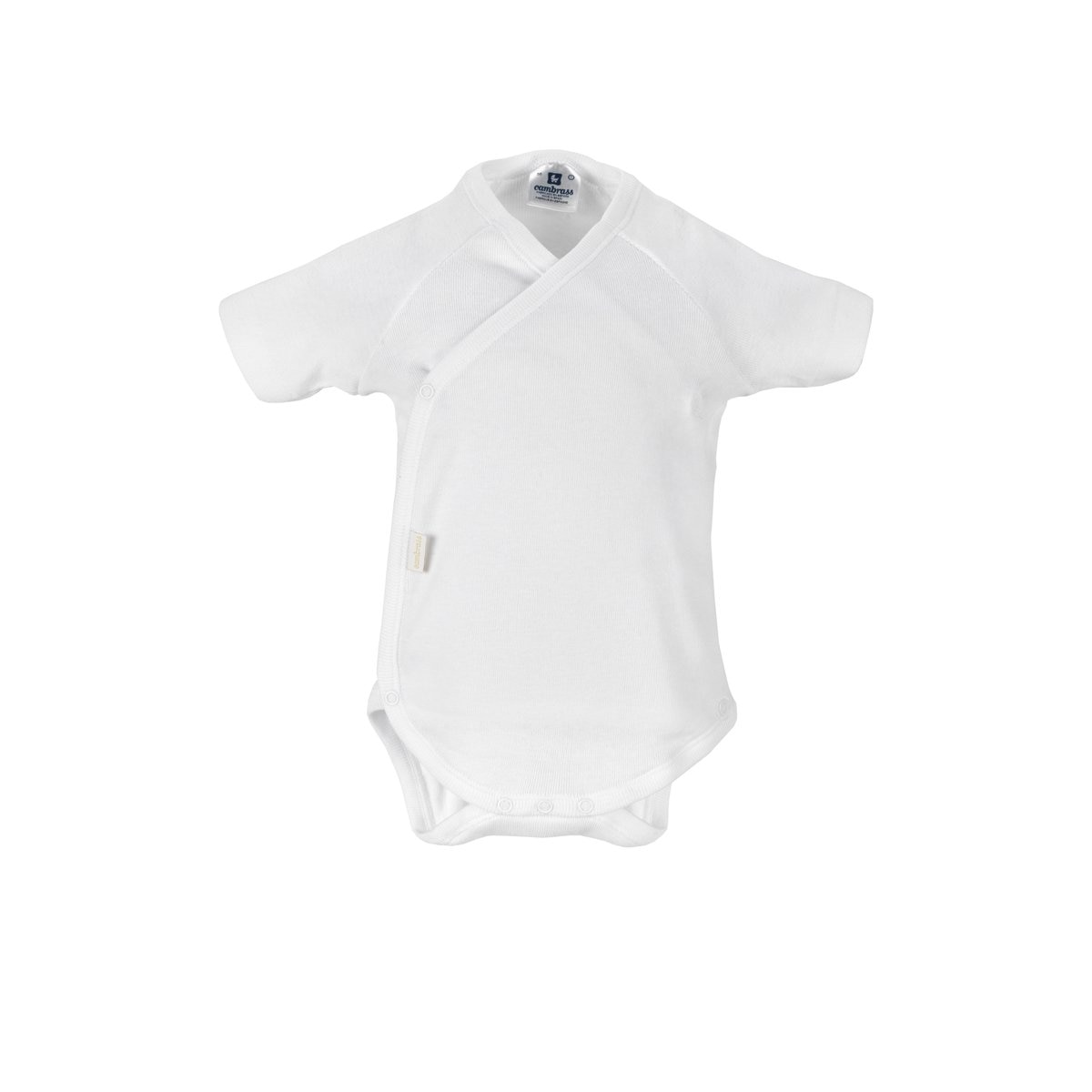 Pack 2 bodys de bebé 100% algodón de manga corta - Cambrass - Blanco Blanco-2