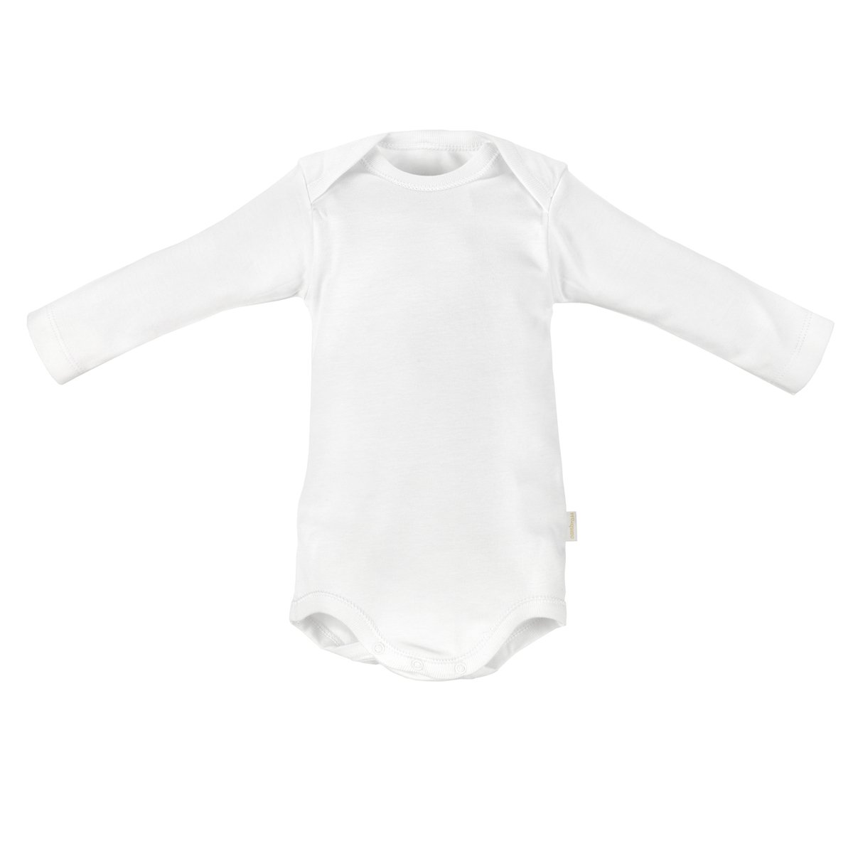 Imagen 2 de Pack 2 bodys de bebé 100% algodón de manga larga - Blanco Blanco
