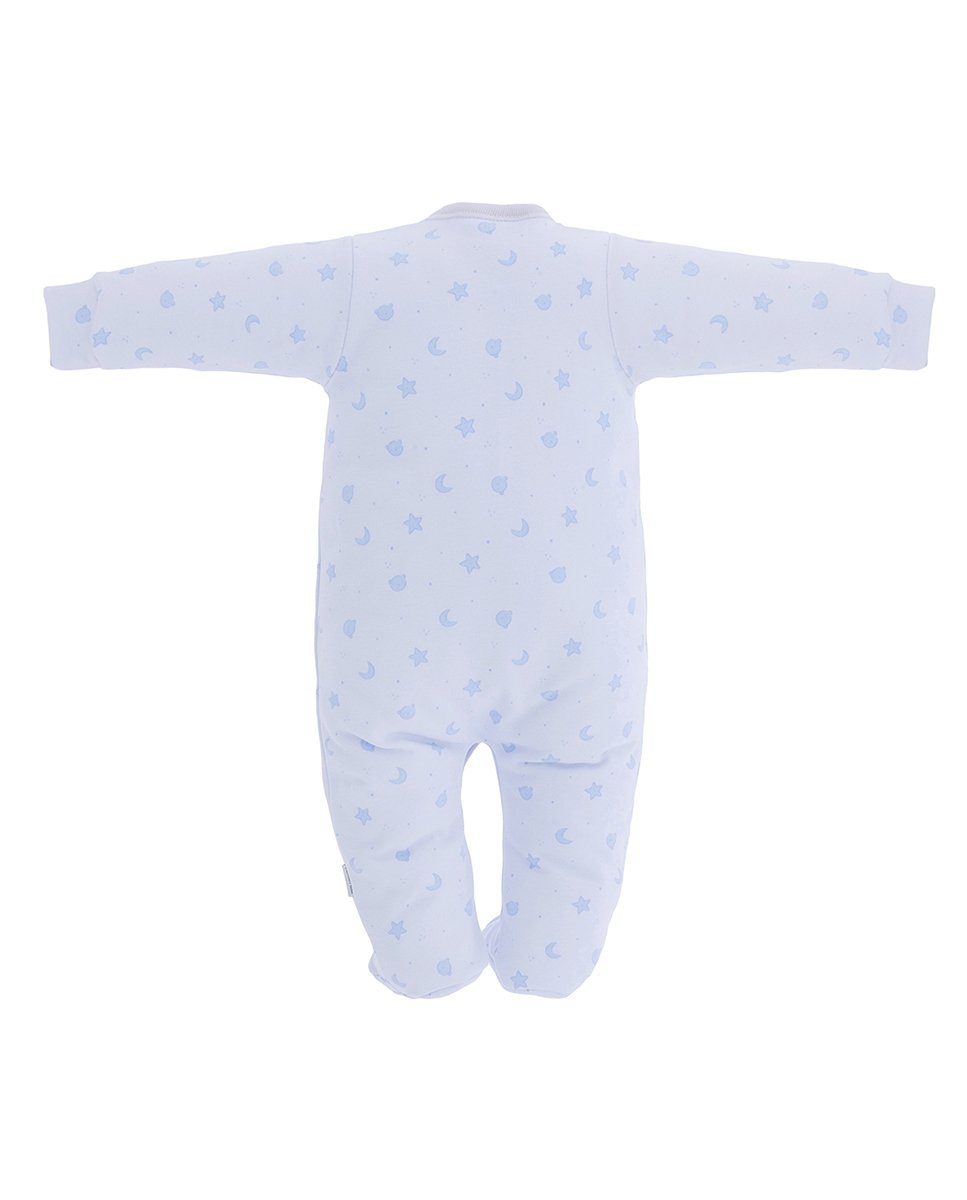 Pijama de bebé 100% algodón con estampado all over - Cambrass - Azul claro Azul claro-2