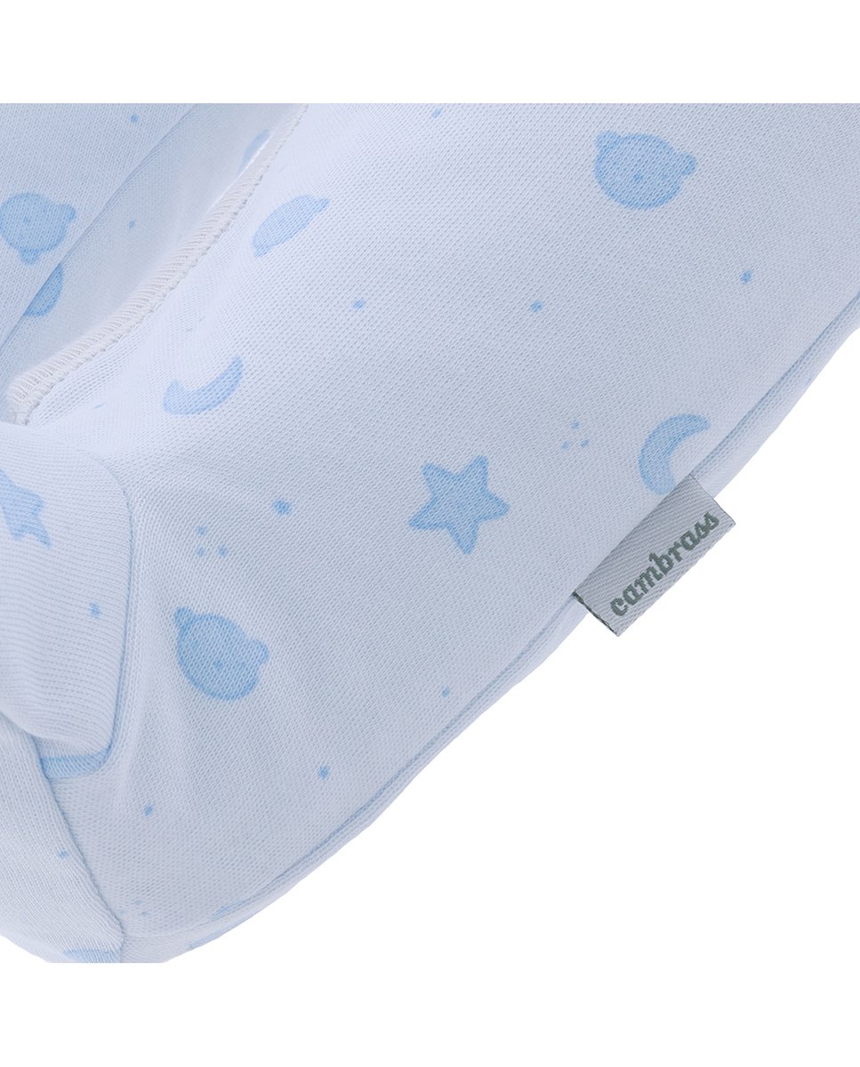 Pijama de bebé 100% algodón con estampado all over - Cambrass - Azul claro Azul claro-6