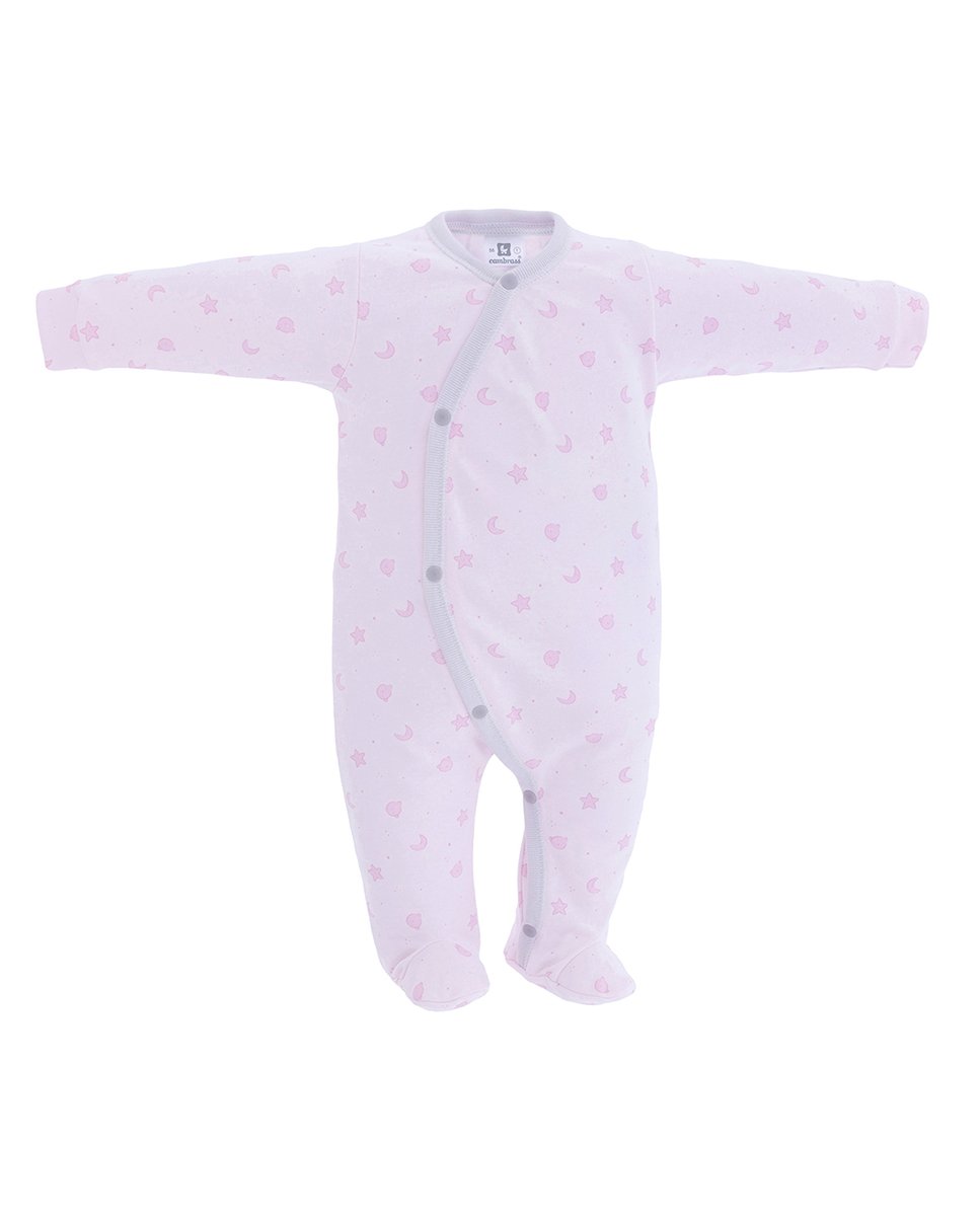 Imagen 0 de Pijama de bebé 100% algodón con estampado all over Rosa claro