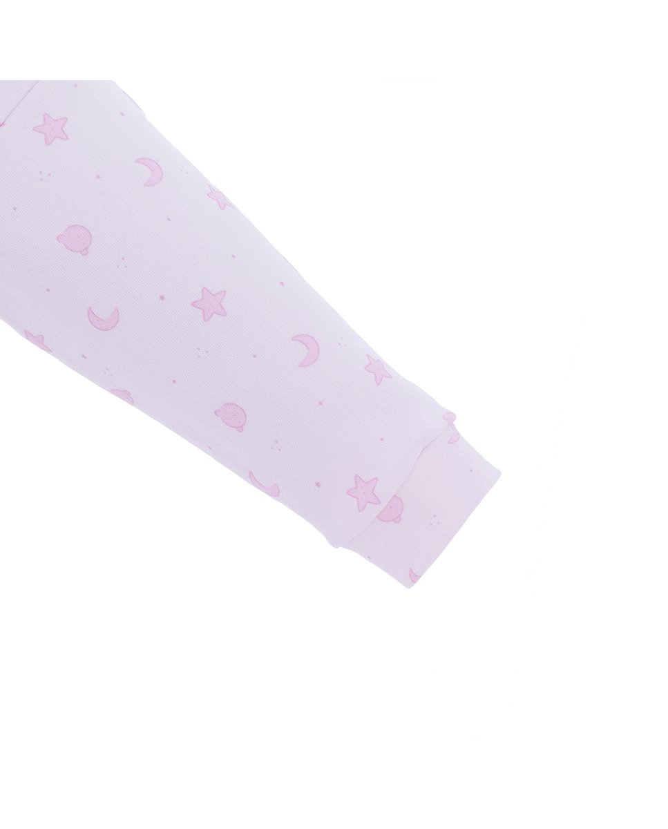 Pijama de bebé 100% algodón con estampado all over - Cambrass - Rosa claro Rosa claro-4