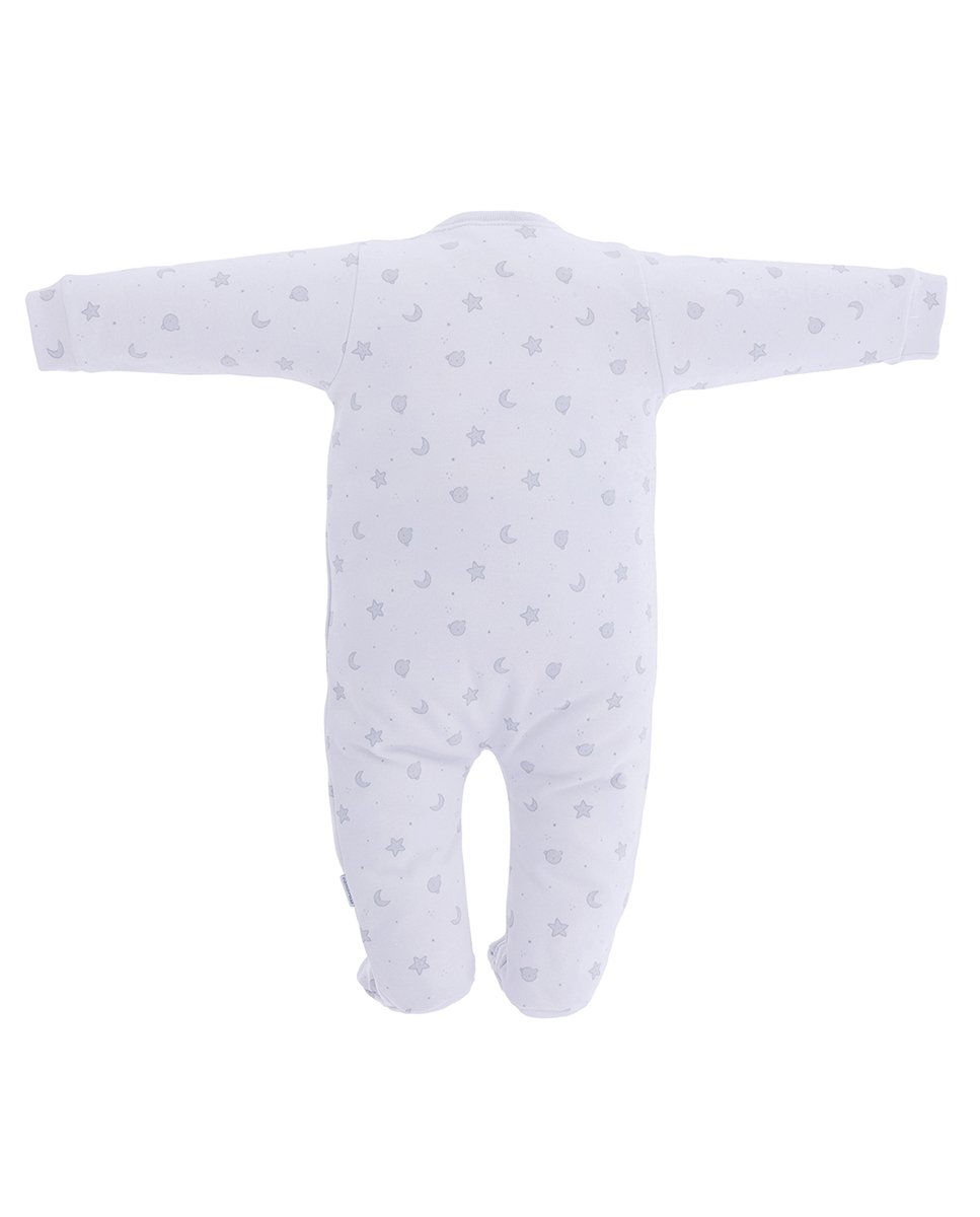 Pijama de bebé 100% algodón con estampado all over - Cambrass - Blanco Blanco-2