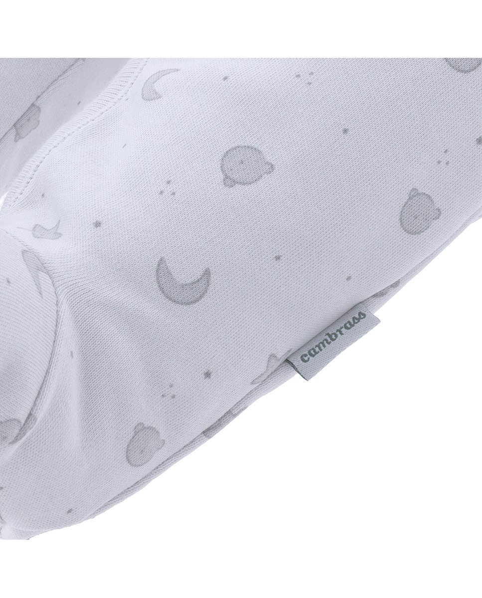 Pijama de bebé 100% algodón con estampado all over - Cambrass - Blanco Blanco-6
