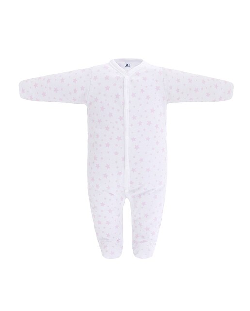 Imagen 0 de Pijama de bebé 100% algodón con estampado de estrellas