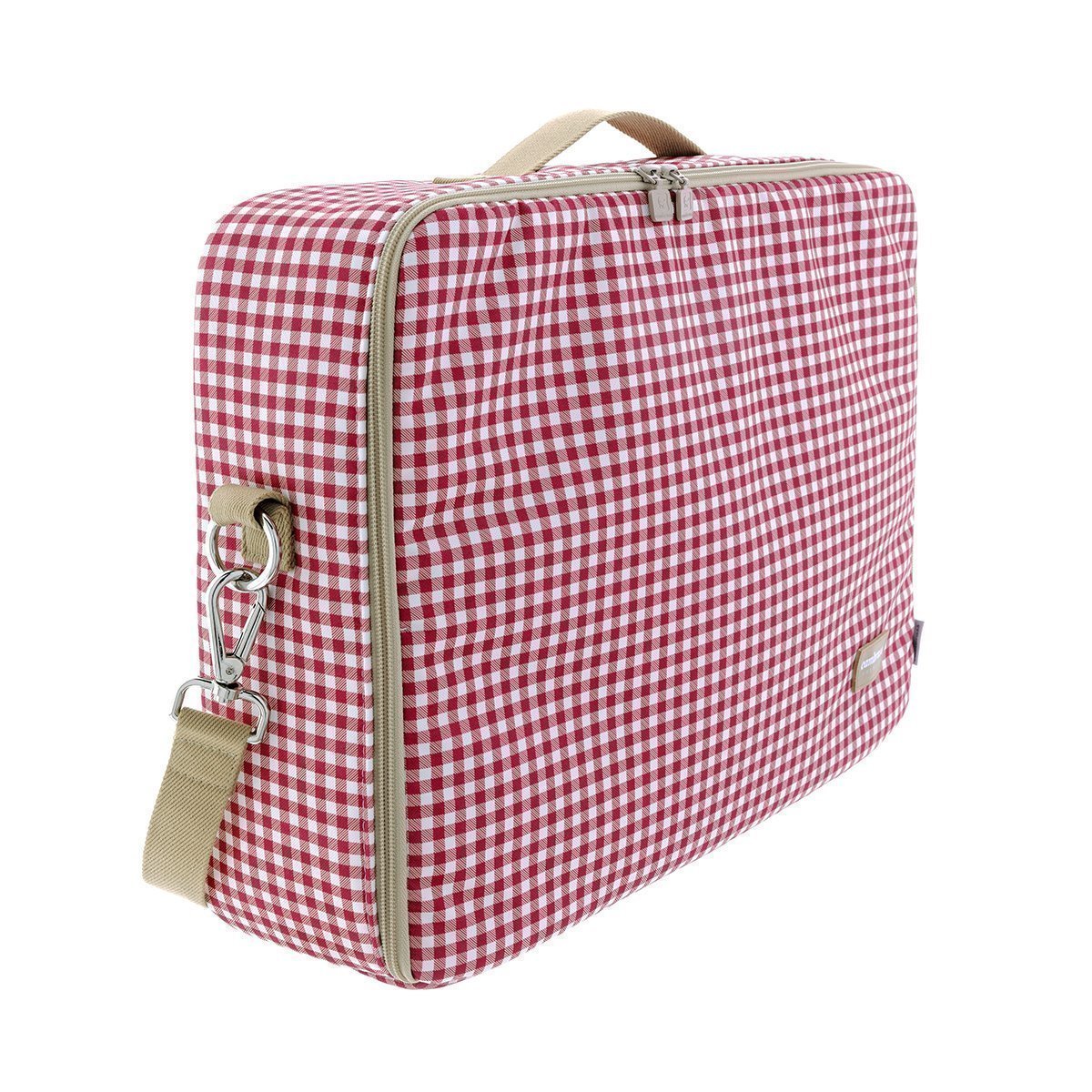 Bolso de maternidad Cambrass Vichy - Rojo Intenso Mate Rojo Intenso Mate-3