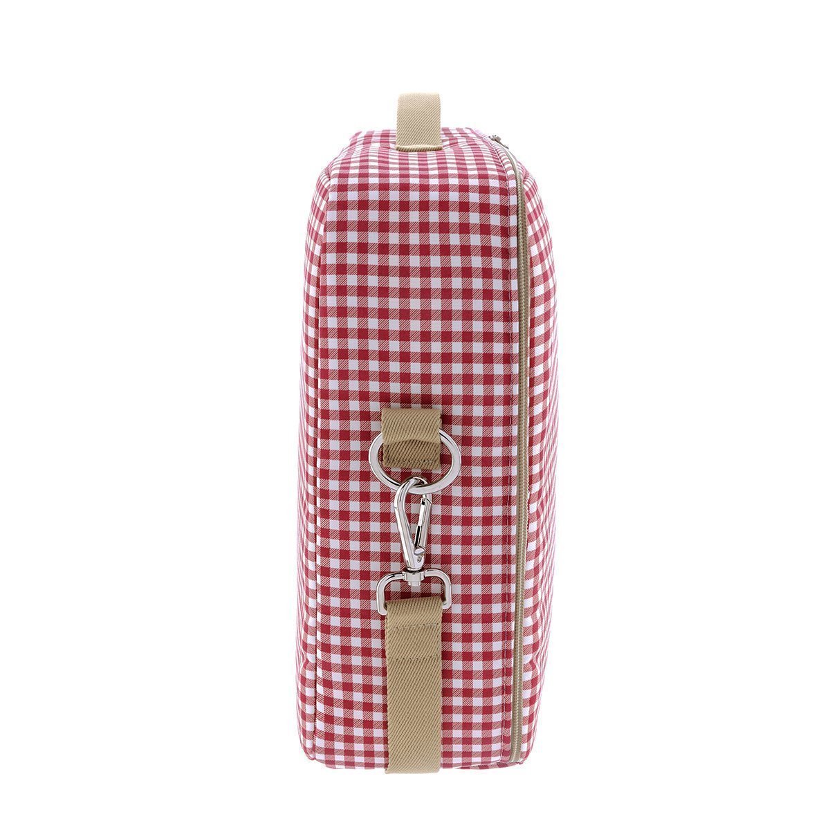 Bolso de maternidad Cambrass Vichy - Rojo Intenso Mate Rojo Intenso Mate-4