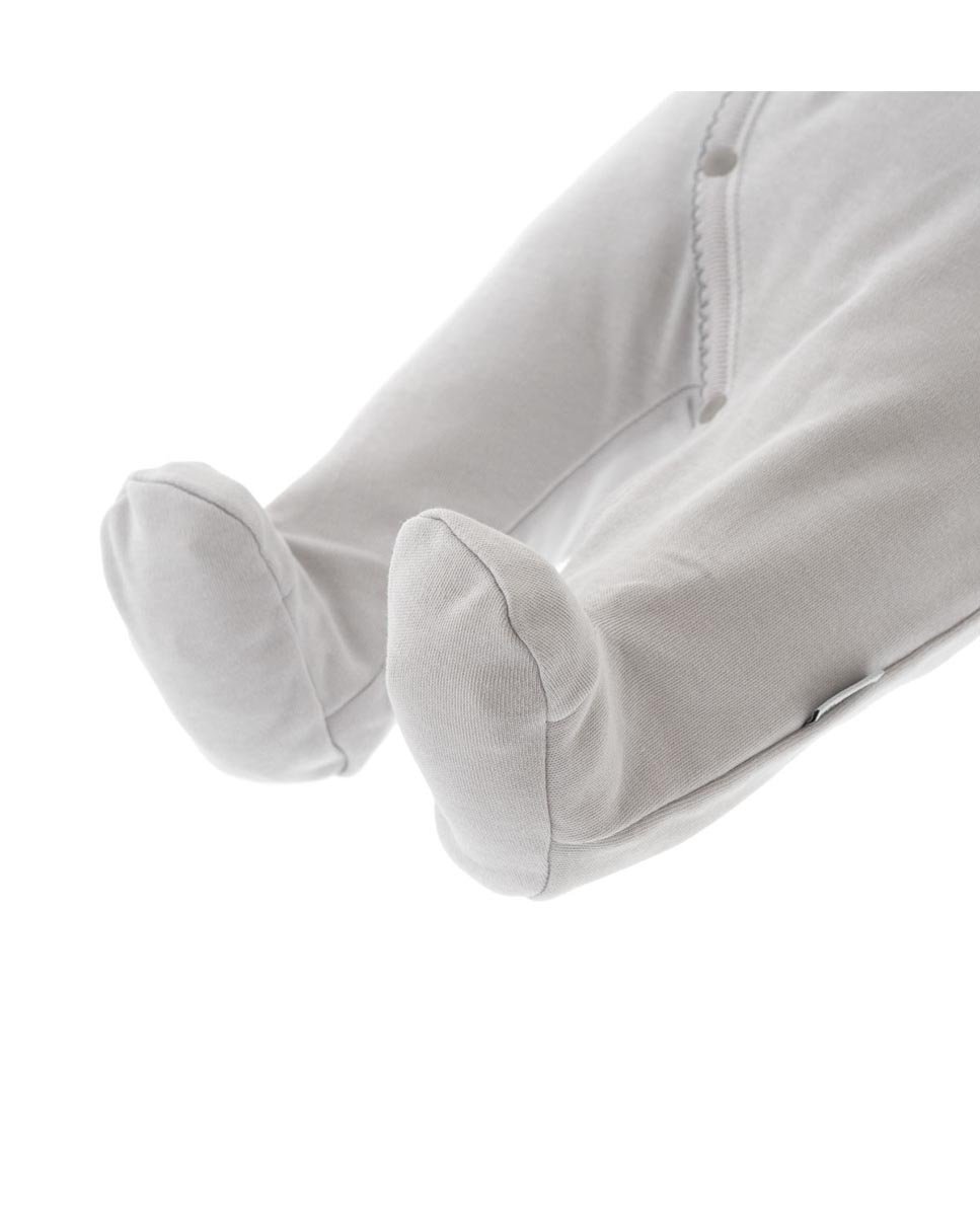 Pijama de bebé largo con bordado de castillo - Cambrass - Rosa claro Gris-6