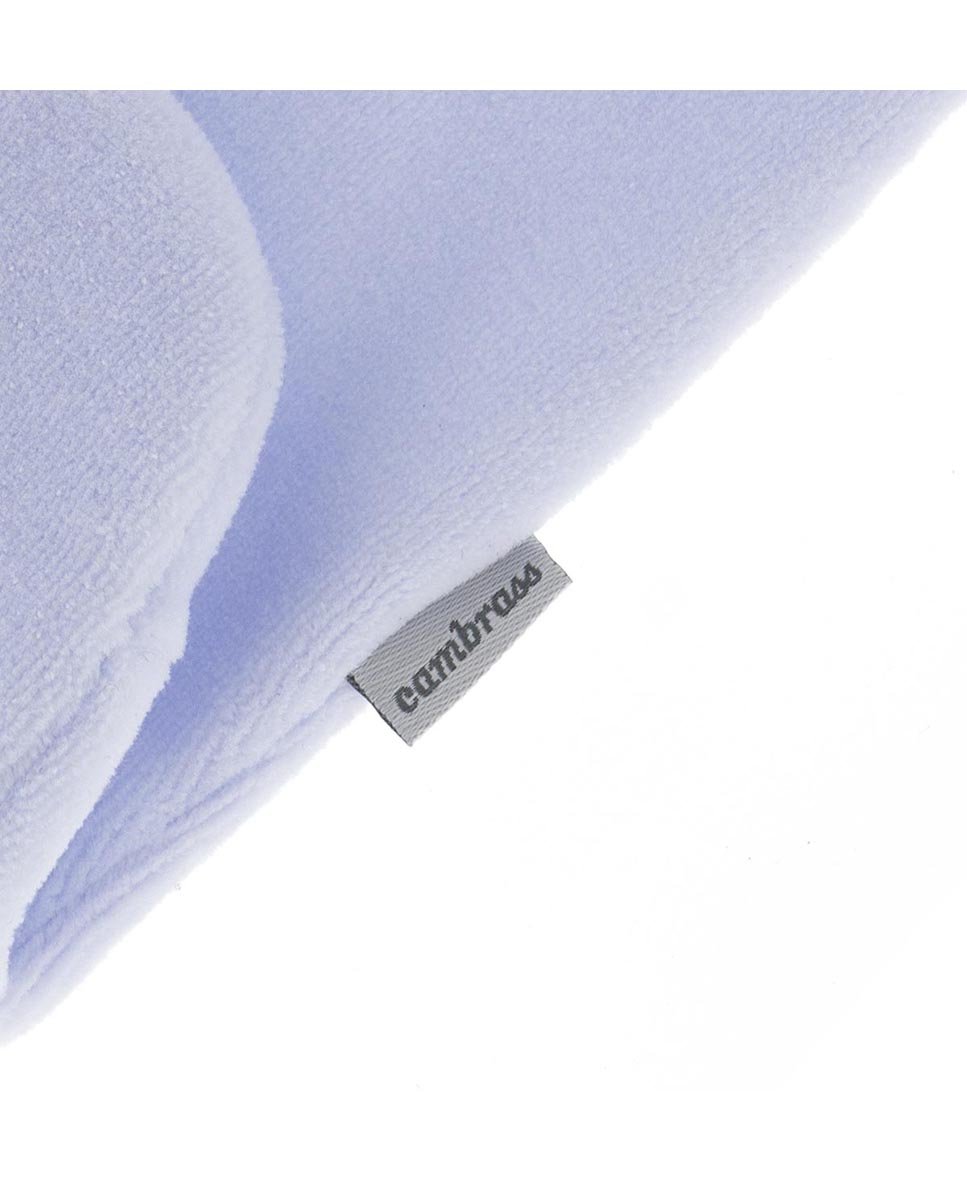 Pijama de bebé largo con bordado de luna - Cambrass - Gris Azul claro-5